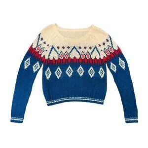 Vintage Grandma Americana Sweater